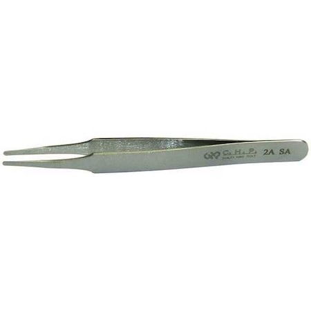 Flat Tweezer Rounded Tips 120mm by USA Hakko Inspection & Retrieving Tweezers