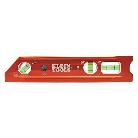 Torpedo Billet Level Lighted REM by USA Klein Box I Beam & Torpedo Levels