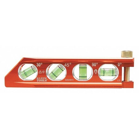 Accu Bend 4 Vial Level by USA Klein Box I Beam & Torpedo Levels