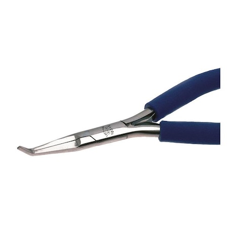 Pliers Bent Nose 5" Smooth Jaws by USA Technik Solid Joint Pliers