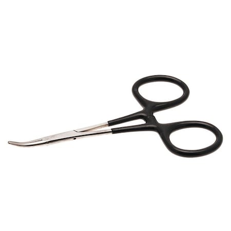 Hemostat Curved Serr 5" Plastic Grips by USA Aven Inspection & Retrieving Tweezers