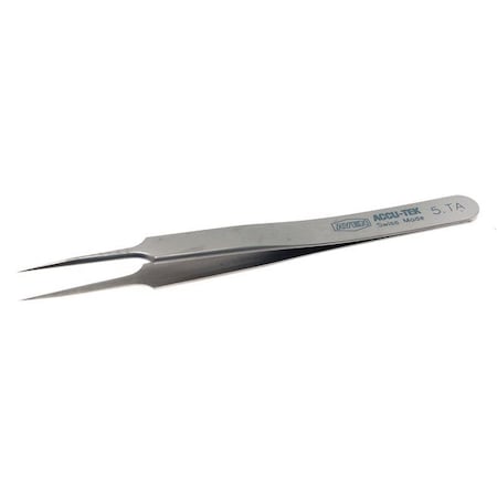 Tweezers Titanium Pattern 5 Accu Tek by USA Accu Tek Inspection & Retrieving Tweezers