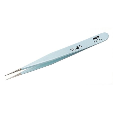 Tweezers Ez Pick 3C Sa Light Blue by USA Ez Pik Inspection & Retrieving Tweezers