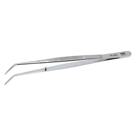 Tweezers College w/Pin Bent Tip 6 by USA Aven Inspection & Retrieving Tweezers