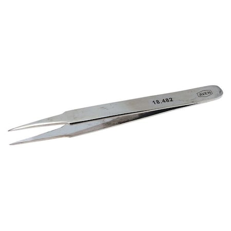 Tweezers Gp Tapered 4 1/4 by USA Aven Inspection & Retrieving Tweezers