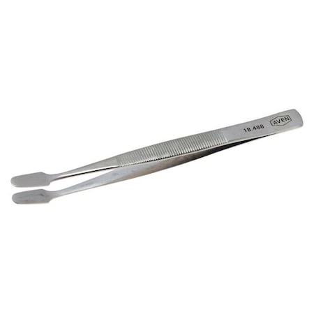 Tweezers Gp Offset Spade Tip 4 1/2 by USA Aven Inspection & Retrieving Tweezers