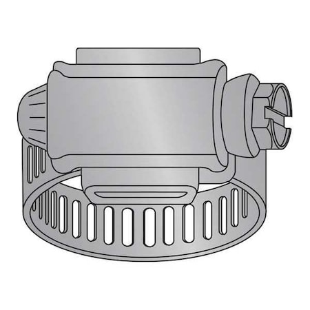 Hose Clamp Mini SAE #6 ZC/SS Min. Qty 50 by USA Heritage Pneumatic Hose Clamps