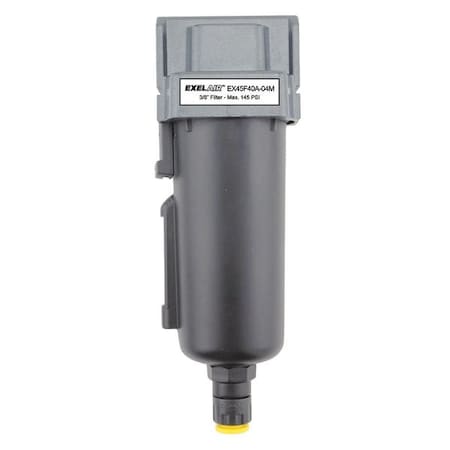 Standard Filter 1/2" NPT Metal Bowl Type EX45F40A 04M by USA Exelair Pneumatic System Oil Removal Filters