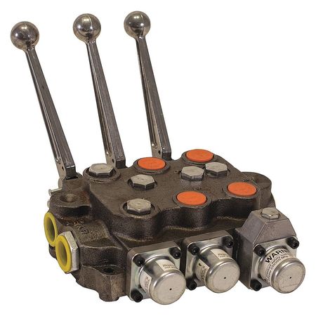Directional Valve Triple 4Way by USA Buyers Products Hydraulic Control Valves