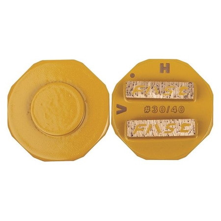 Metal Segments 2 Seg 16/18 Grit Type FGPDV 1618 05 CHC by USA F.A.S.T. System Oscillating Tool Accessories