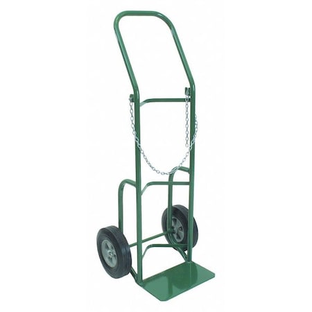 Sgl Cylinder Cart 10" Wheel 500 lb. Cap by USA Sumner Welding Cylinder Carts