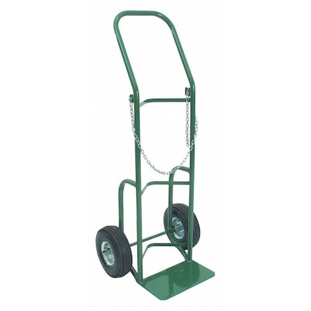 Sgl Cylinder Cart 10" Wheel 500 lb. Cap Type 782386 by USA Sumner Welding Cylinder Carts