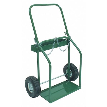 Double Cylinder Cart High Rail 10" Wheel by USA Sumner Welding Cylinder Carts