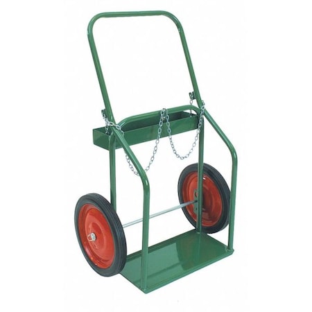Double Cylinder Cart High Rail 14" Wheel by USA Sumner Welding Cylinder Carts