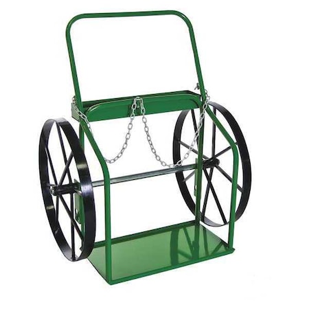 Double Cylinder Cart 25" Steel Wheel by USA Sumner Welding Cylinder Carts