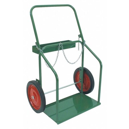 Double Cylinder Cart High Rail 14" Wheel Type 782480 by USA Sumner Welding Cylinder Carts