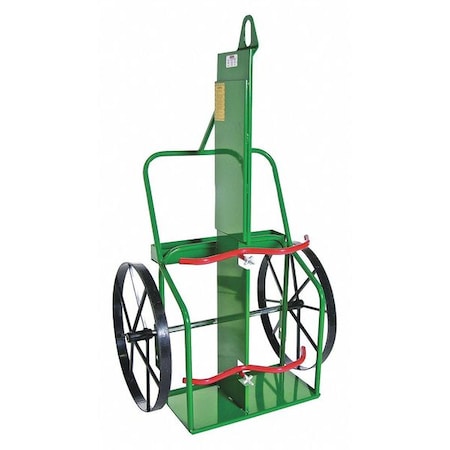Double Cylinder Cart Full Range 25"Wheel by USA Sumner Welding Cylinder Carts