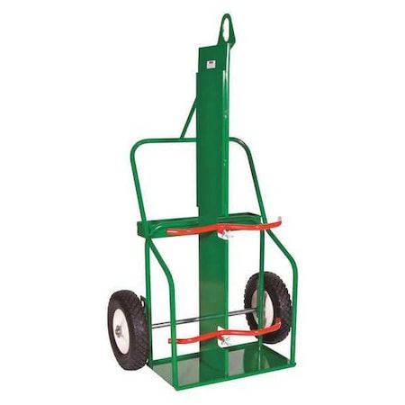 Double Cylinder Cart Full Rang 16" Wheel by USA Sumner Welding Cylinder Carts