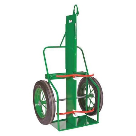 Double Cylinder Cart Full Rang 25" Wheel by USA Sumner Welding Cylinder Carts