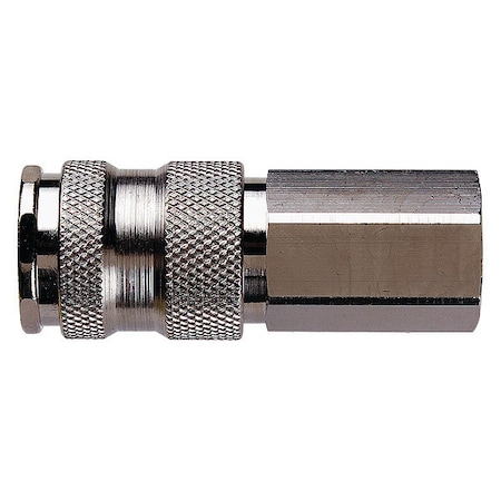 High Flow Coupler 1/4" FNPT by USA Guardair Pneumatic Hose Quick Connect Fittings