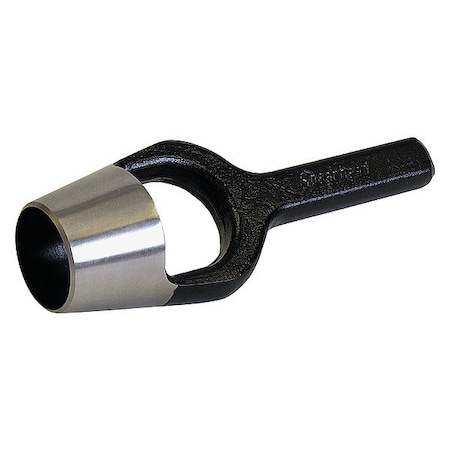 Arch Punch 1 1/4" Tip dia. Black Coated by USA Allpax Hand Held Punches