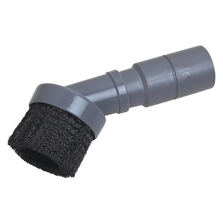 Vac Plastic Round Brush Tool 6 13/16" L by USA Guardair Air Compressor Multipurpose Air Hoses