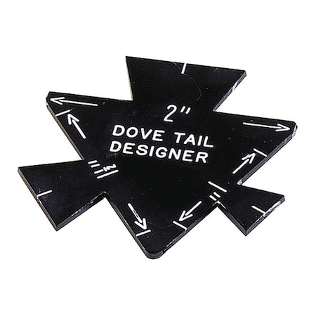 Dove Tail Designer Template 2 1/8" L by USA Allpax Cutter Parts