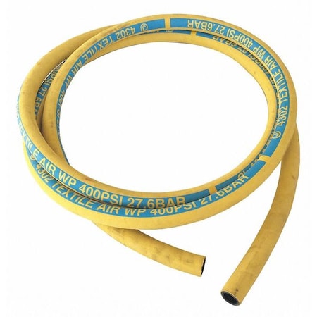 Air Hose 1" IDx50ft. Coupled by USA American Abrasive Supply Air Compressor Multipurpose Air Hoses