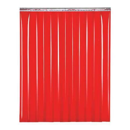 Welding Strip Curtain Red 8" W x 6" H by USA TMI Welding Screens