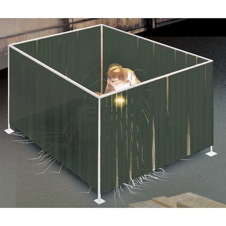 Welding Strip Boot Green 2 Sides 6x7 by USA TMI Welding Screens