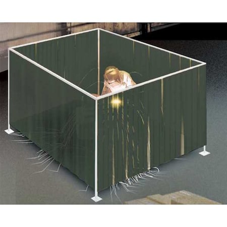 Welding Strip Boot Green 2 Sides 8x7 by USA TMI Welding Screens