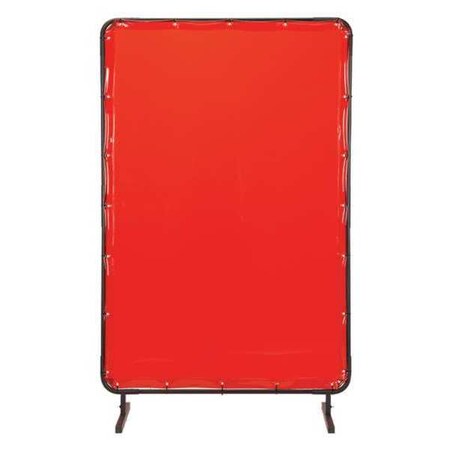 Weld Screen Red 8" W x 6" H by USA TMI Welding Screens