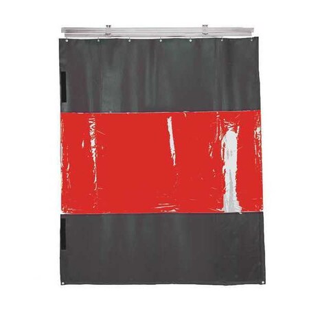 Weld Curtain Red 6" W x 10" H by USA TMI Welding Screens