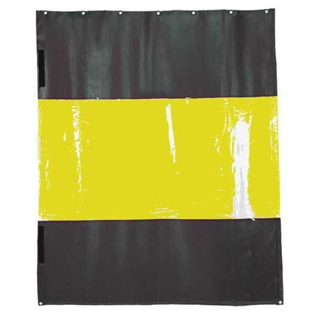 Weld Curtain Replacement Yellow 24x8 by USA TMI Welding Screens