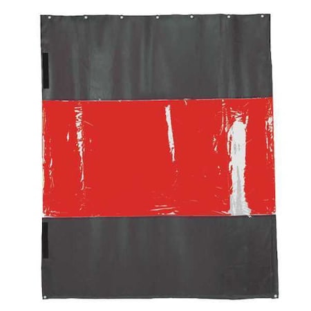 Weld Curtain Replacement Red 12x8 by USA TMI Welding Screens