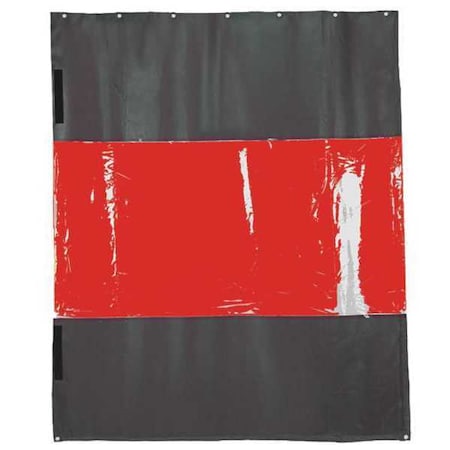 Weld Curtain Replacement Red 12x10 by USA TMI Welding Screens