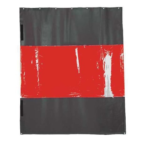 Weld Curtain Replacement Red 24x8 by USA TMI Welding Screens