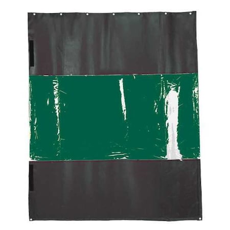 Weld Curtain Replacement Green 24x10 by USA TMI Welding Screens