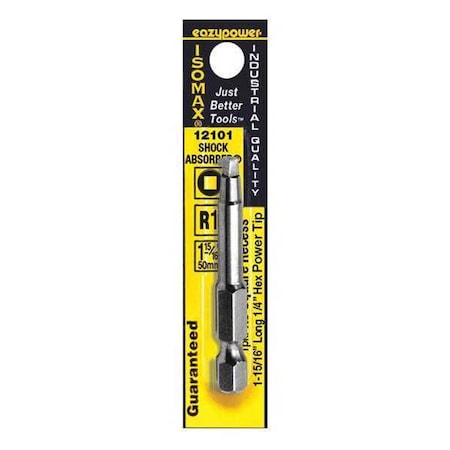 Square Recess Power Bit R1 2 by USA Eazypower Screwdriver Bits