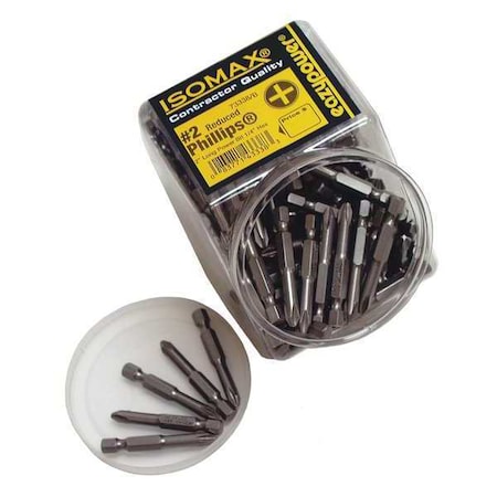 Reduced Hex Bit No. 2 1" PK125 by USA Eazypower Screwdriver Bits