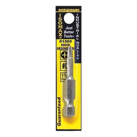 Bit 1/4" Hex No. 0 by USA Eazypower Screwdriver Bits