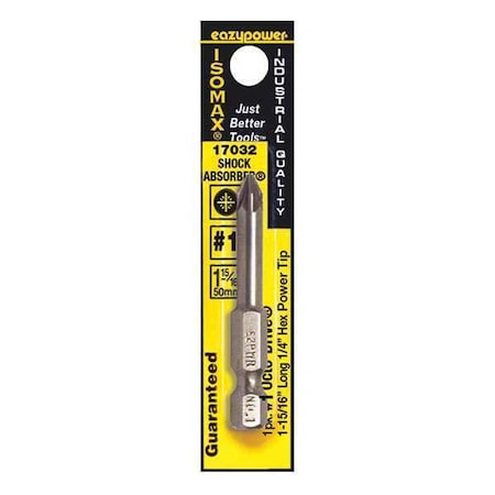 Octo Drive Power Bit No. 1 2 by USA Eazypower Screwdriver Bits