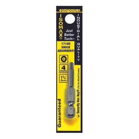 Security Hex Key 4.0mm 2 by USA Eazypower Screwdriver Bits