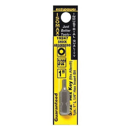 Security Hex Key 3/32" 1 by USA Eazypower Screwdriver Bits