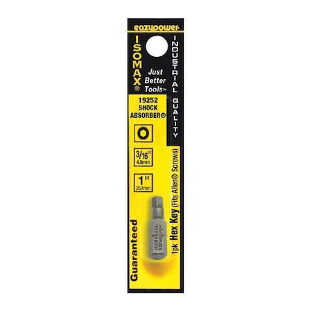 Insert Bit 3/16" 1" L by USA Eazypower Screwdriver Bits