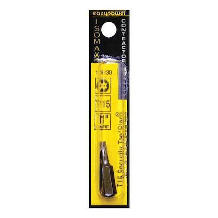 Security Tee Star T15 1 by USA Eazypower Screwdriver Bits