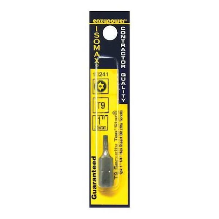 Security Tee Star T9 1 by USA Eazypower Screwdriver Bits