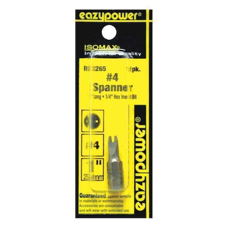 Spanner Bit No. 4 1 by USA Eazypower Screwdriver Bits