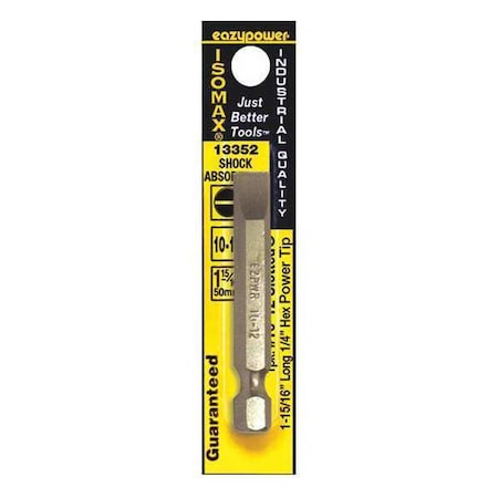 Slotted Power Bit No. 10 12 2 by USA Eazypower Screwdriver Bits