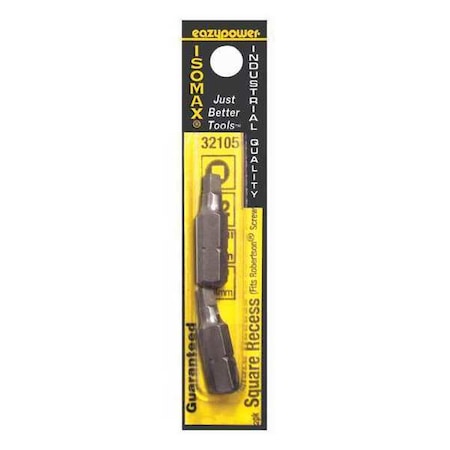 Square Recess Power Bit R2 1" 2 pcs. by USA Eazypower Screwdriver Bits